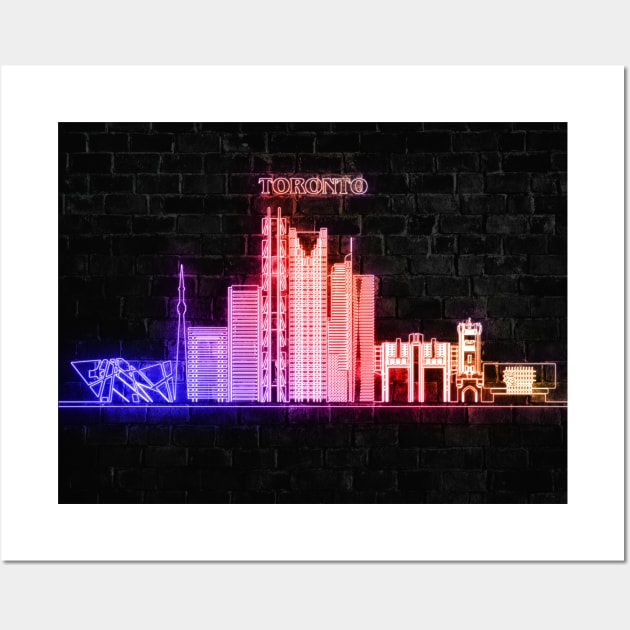 Toronto skyline Wall Art by PrintstaBee